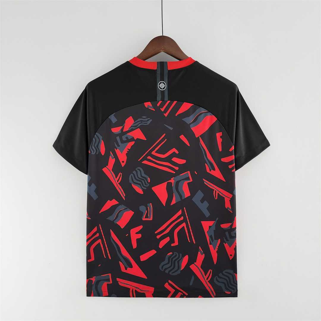 2022 Brazil training suit red black