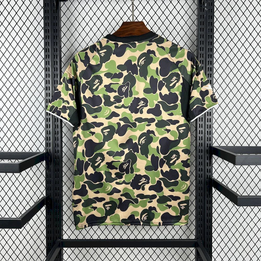 25-26 BAPE Green Matching Shirt Football