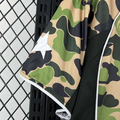 25-26 BAPE Green Matching Shirt Football