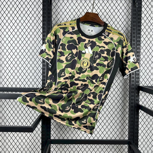 25-26 BAPE Green Matching Shirt Football