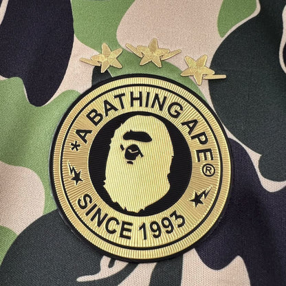 25-26 BAPE Green Matching Shirt Football