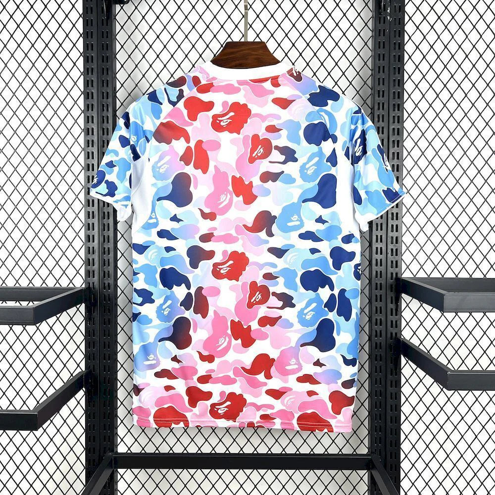 25-26 BAPE Rose Matching Shirt Football
