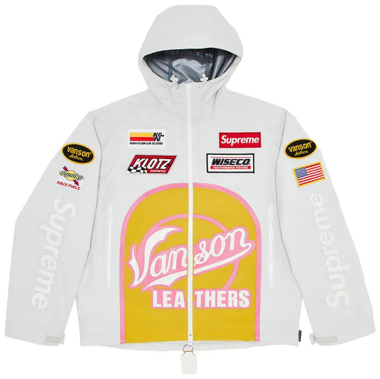 Supreme x Vanson Leathers GORE-TEX Shell Jacket 'White'